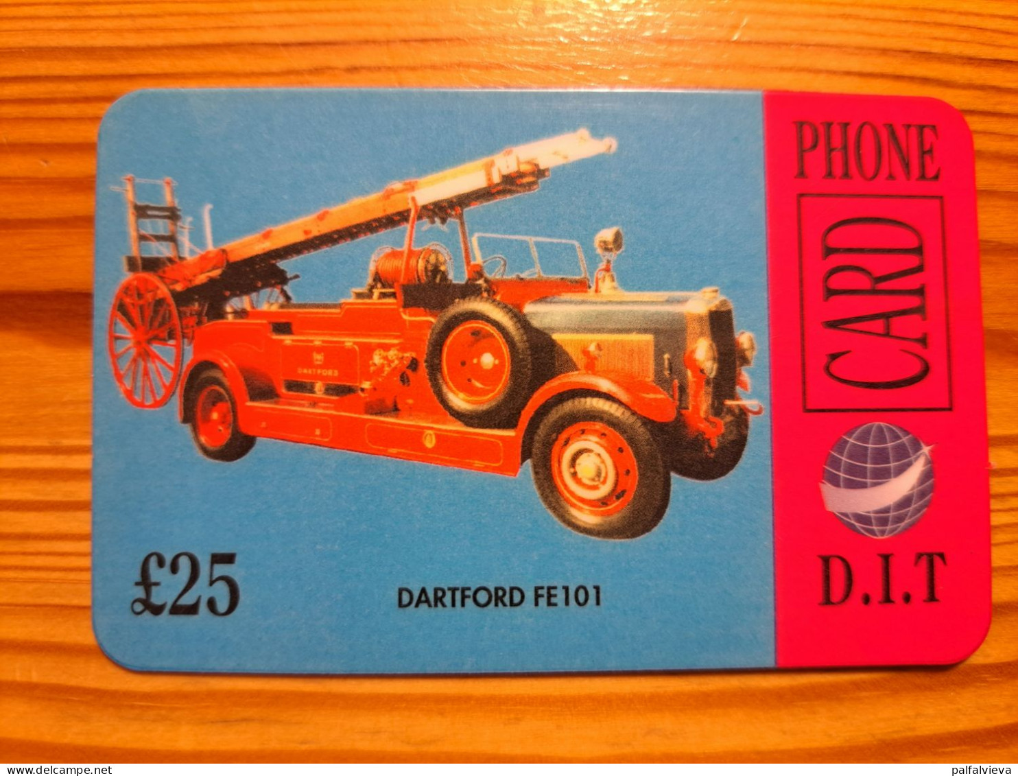 Prepaid Phonecard United Kingdom, D.I.T - Fire Engine - Bedrijven Uitgaven