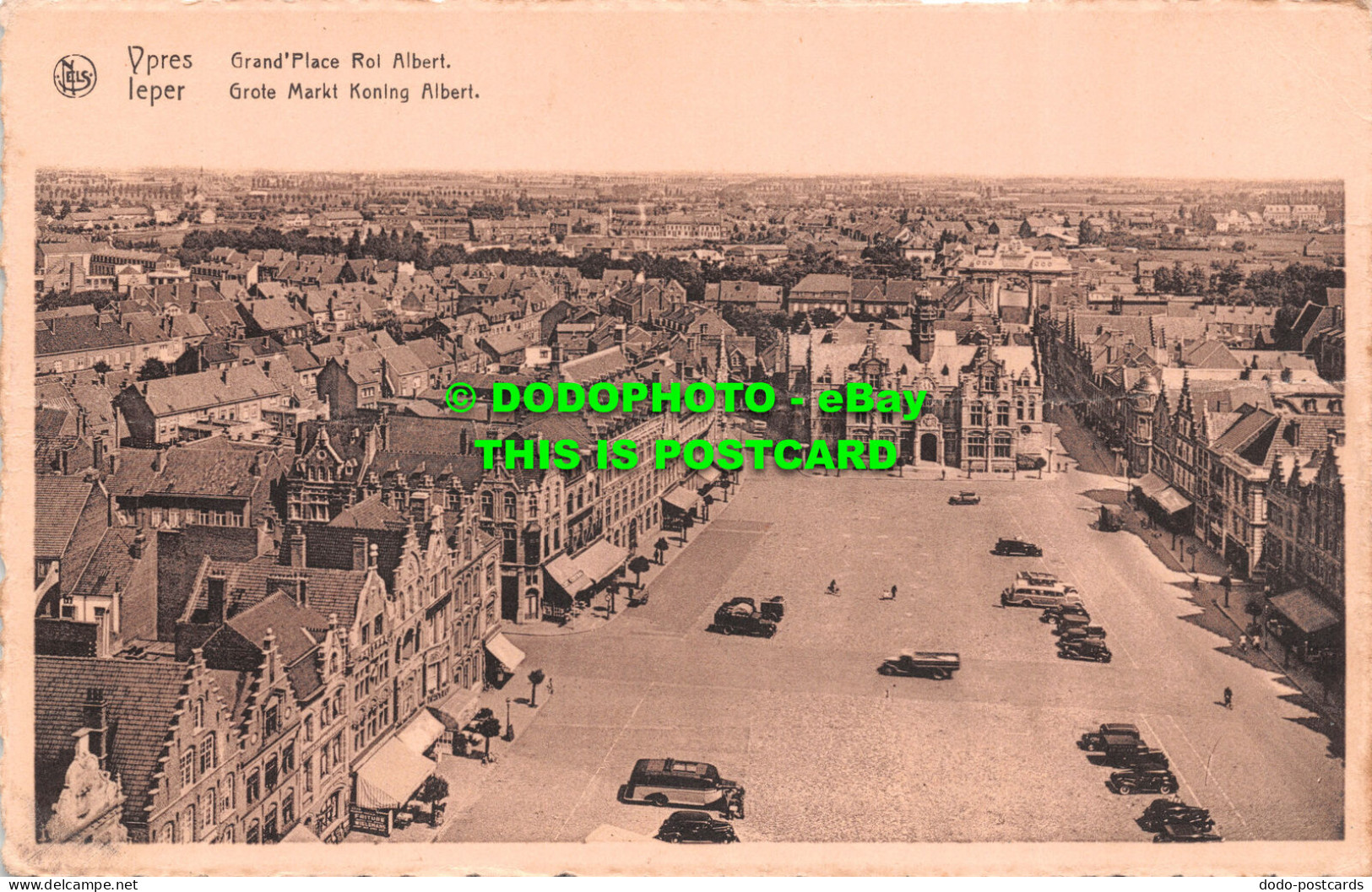 R505342 Ypres. Grand Place Rol Albert. Ern. Nels Thill. Serie. 19. No. 28 - Monde