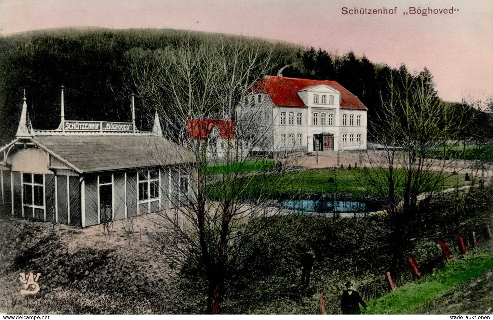 Hadersleben (Dänemark) Schützenhaus Böghoved 1913 I-II - Dänemark