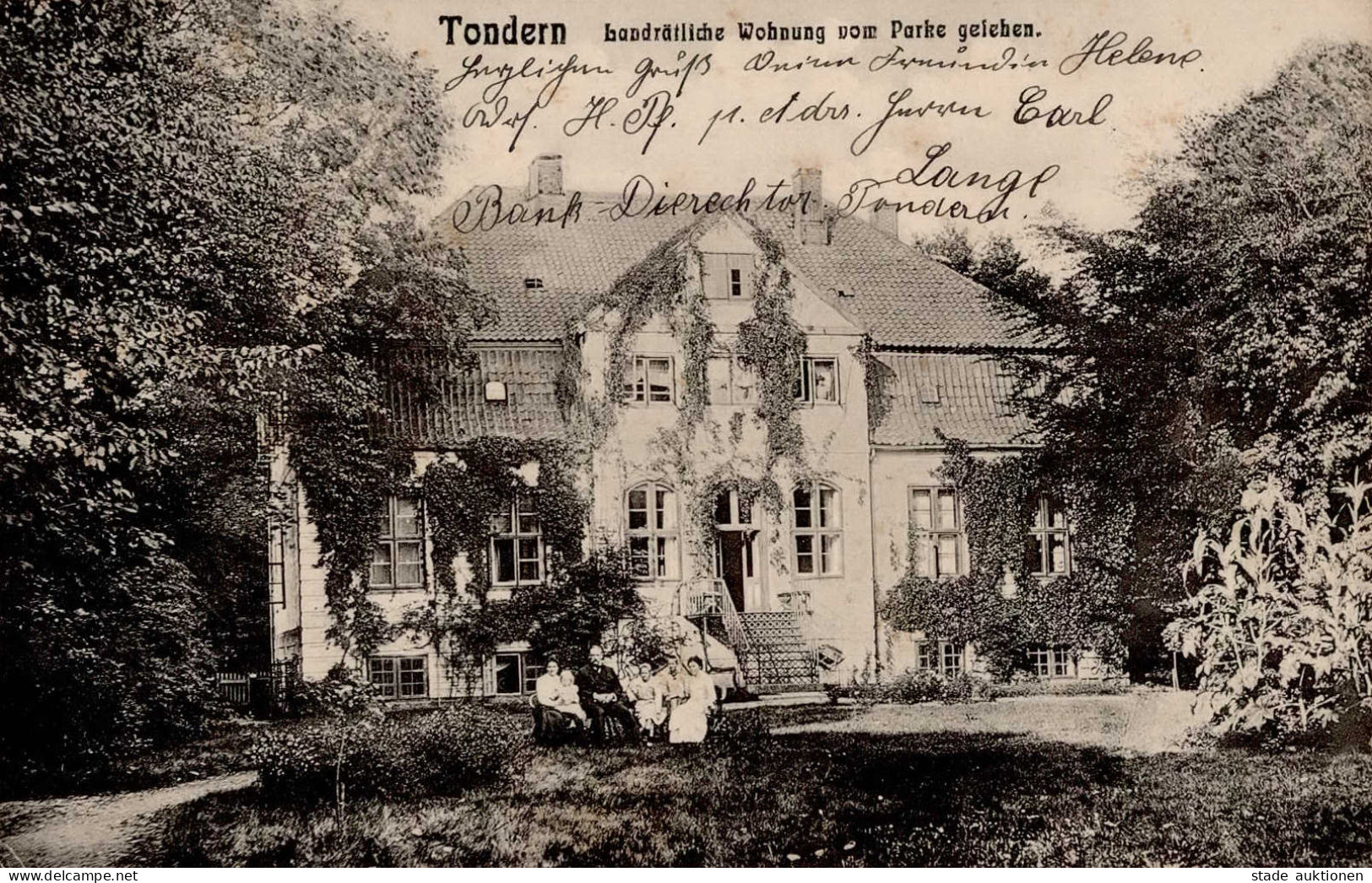 Tondern (Dänemark) Landrätliche Wohnung 1906 I-II (fleckig) - Dinamarca