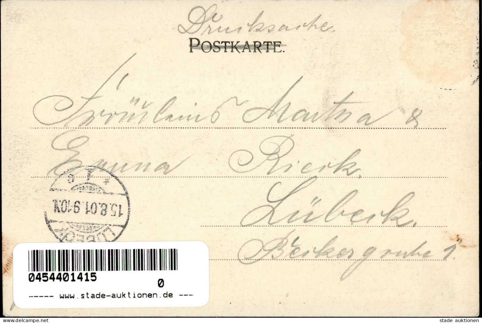 Sonderhav (Dänemark) Gruss Aus Süderhaff 1901 II (Marke Entfernt) Montagnes - Dänemark