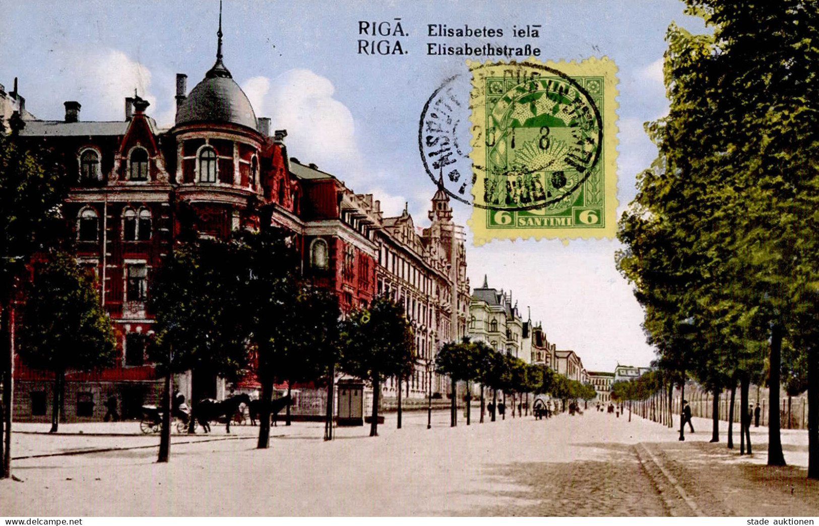Riga (Lettland) Elisabethstrasse I-II - Letonia