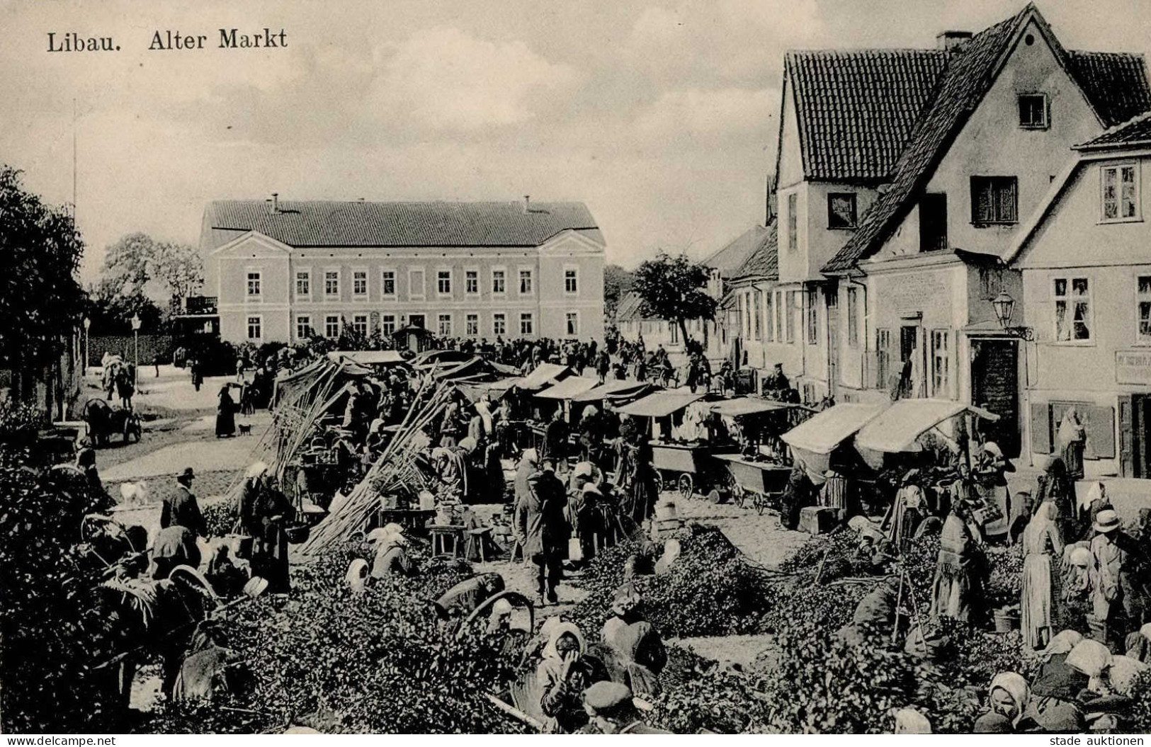 Libau (Lettland) Marktplatz II (Stauchung) - Letland