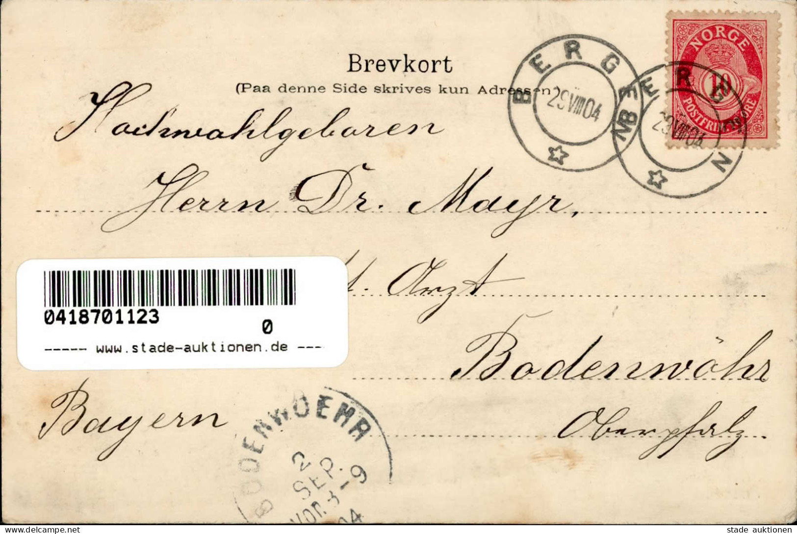 Bergen Marak (Norwegen) 1904 I-II - Norvegia