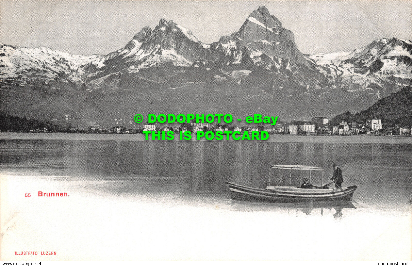 R505366 Brunnen. Illustrato. Postcard - Monde