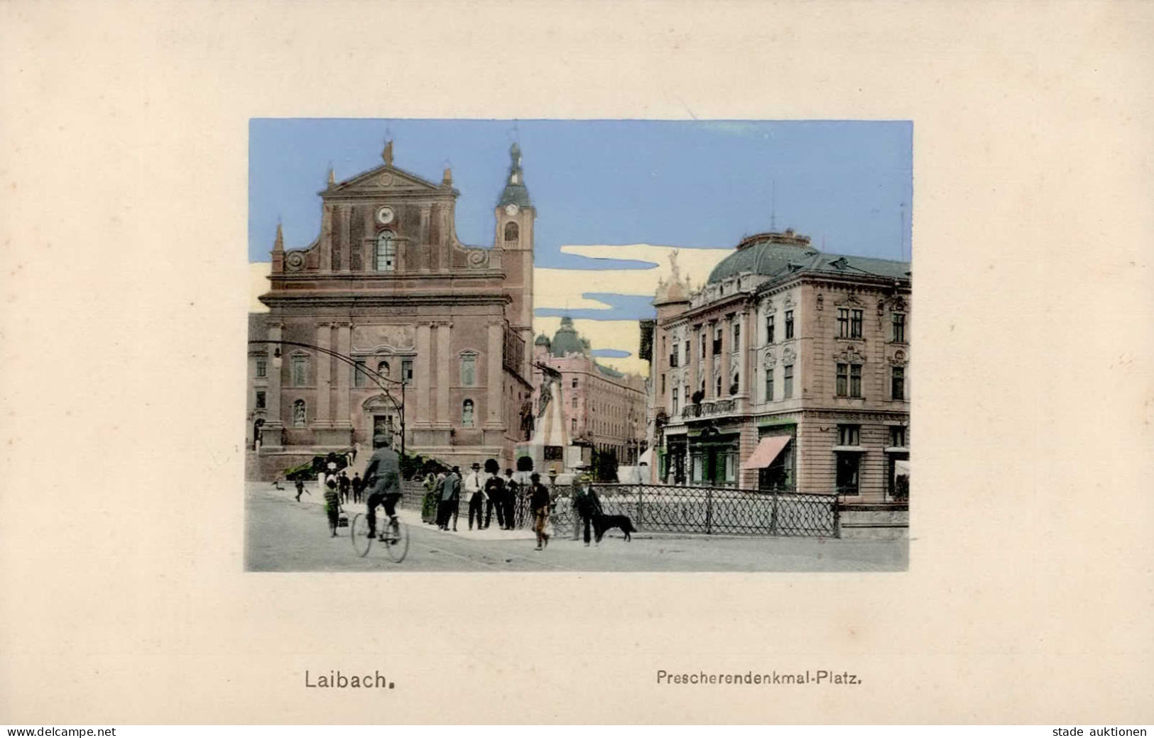 Ljubljana (Slowenien) Prescherendenkmal Platz I - Slovénie