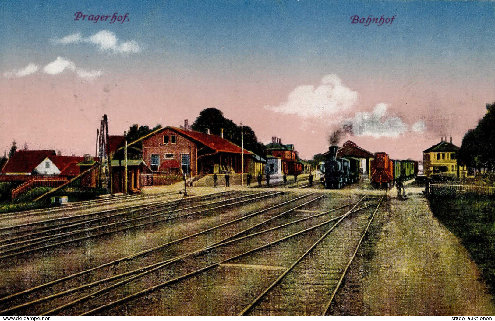 Pragerhof Bahnhof Eisenbahn 1918 I-II Chemin De Fer - Slovénie