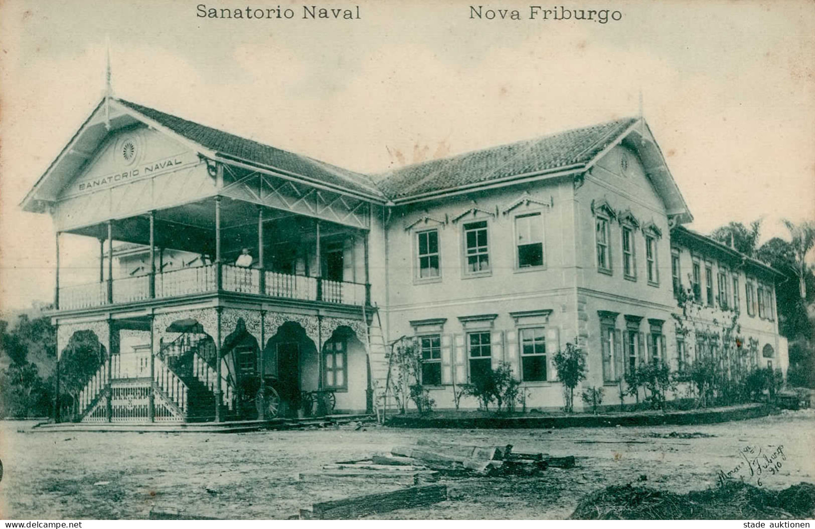 Nova Friburgo (Brasilien) Sanatorio Naval I-II (fleckig) - Andere & Zonder Classificatie