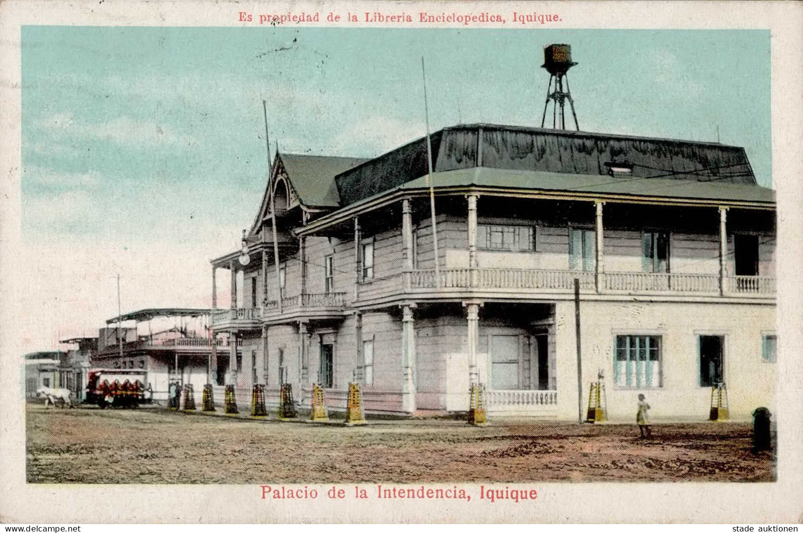 Iquique Chile Palacio De La Intendencia I-II (fleckig) - Chili