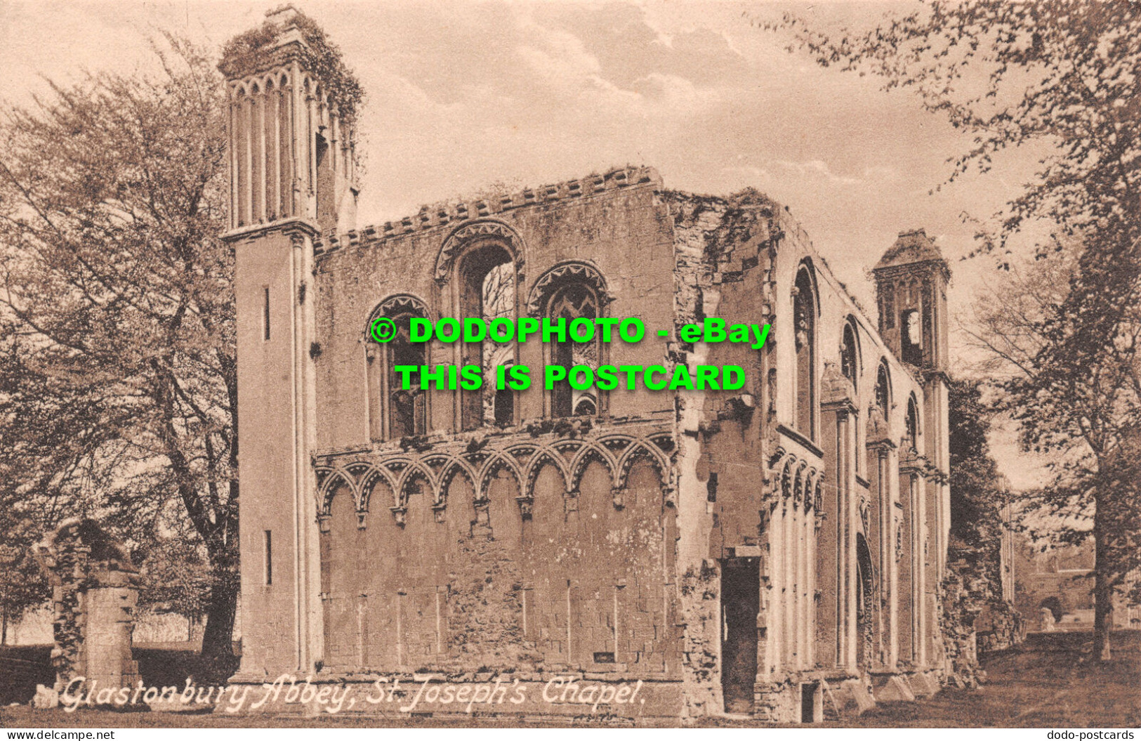 R505113 Glastonbury Abbey. St. Joseph Chapel. F. Frith. No. 23911 - Monde