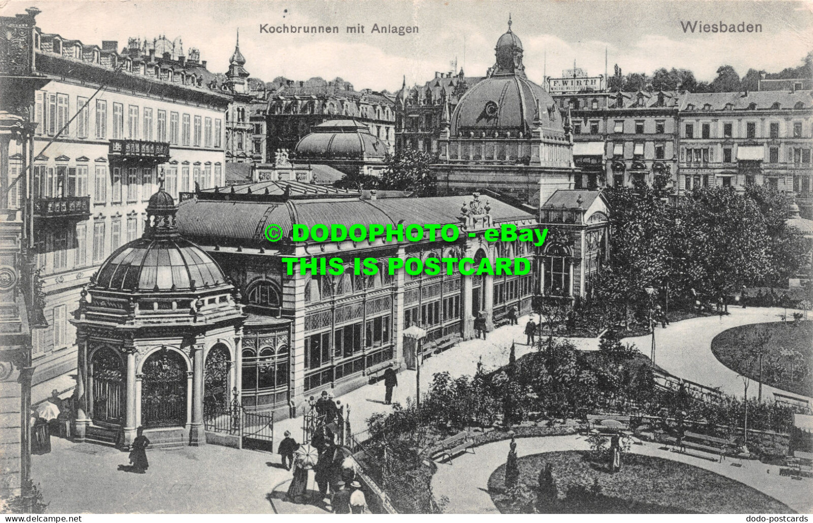 R505369 Wiesbaden. Kochbrunnen Mit Anlagen. Carl V. D. Boogaart - Monde