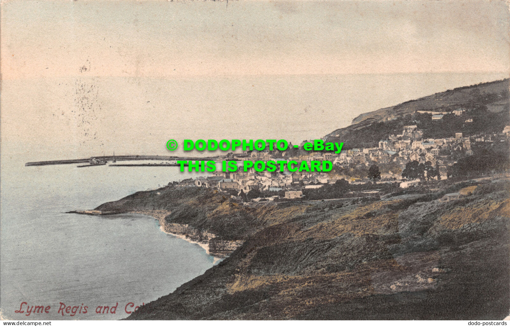 R505372 Lyme Regis And Cobb. Dunster Series. 1909 - Monde