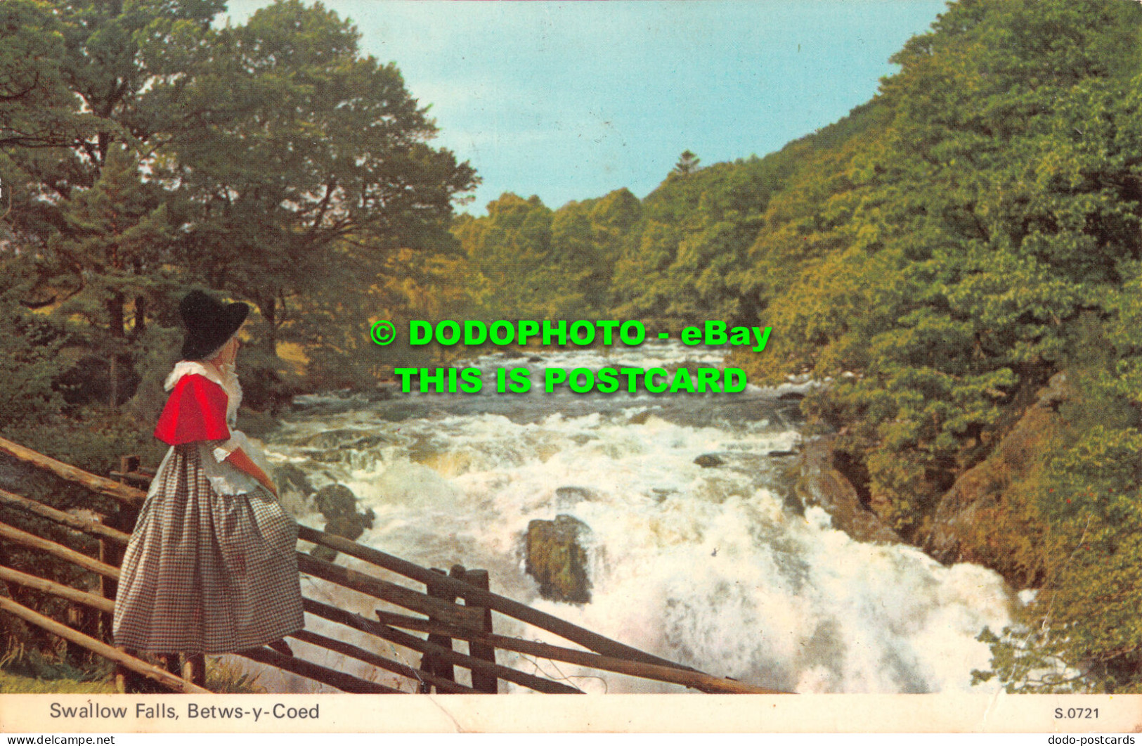 R505520 Bettws Y Coed. Swallow Falls. E. T. W. Dennis. Photocolour. 1981 - Monde