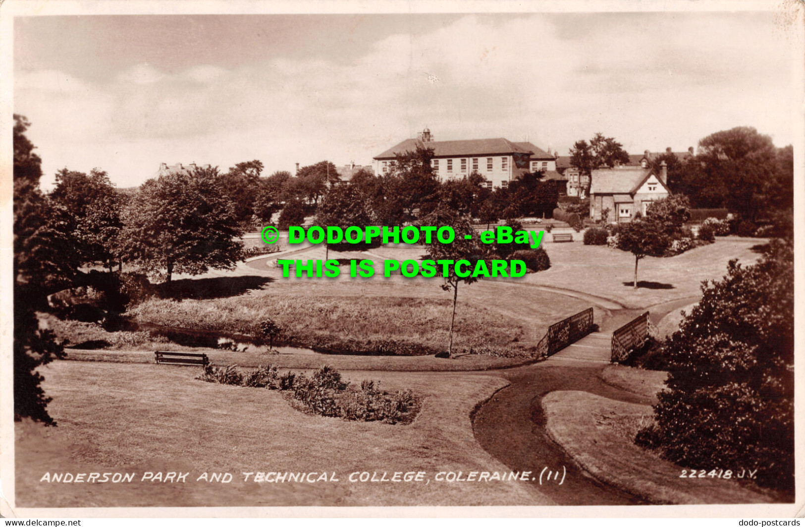 R505521 Coleraine. Anderson Park And Technical College. Valentine. RP. 1949 - Monde