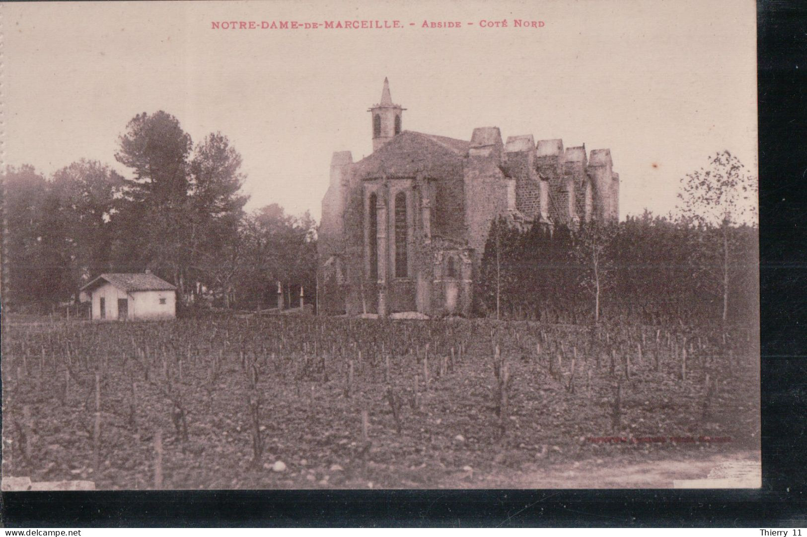 Cpa 11 Notre Dame De Marceille Abside Côté Nord - Limoux