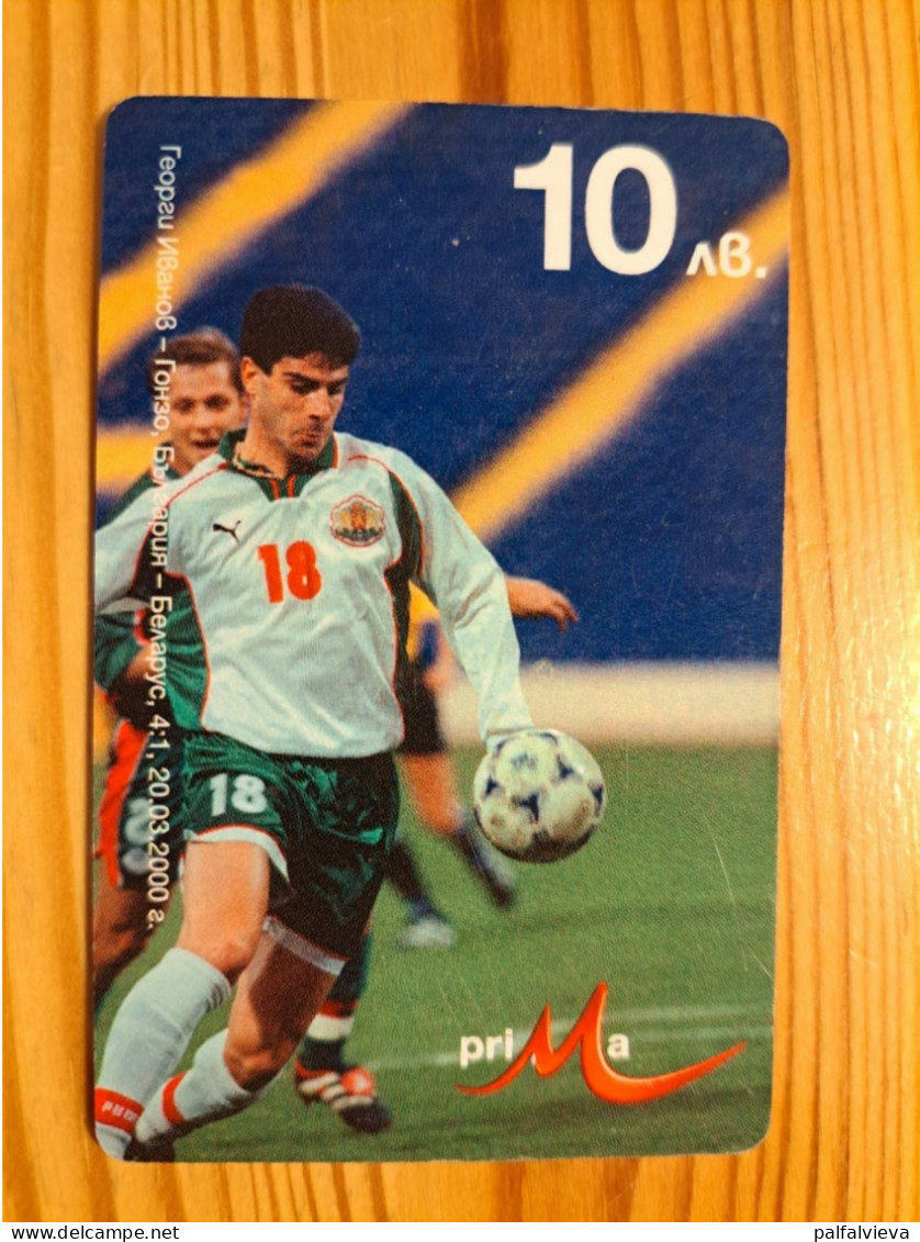 Prepaid Phonecard Bulgaria, Prima - Football - Bulgaria