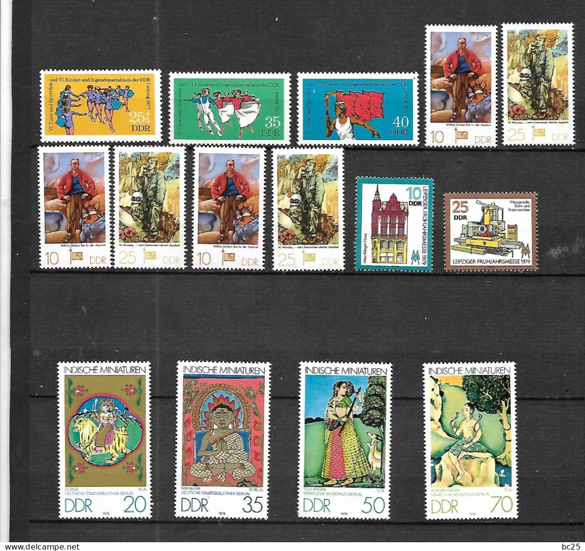 ALLEMAGNE -ORIENTALE-68 SUPERBES TIMBRES NEUFS * * UNE PAIRE AVEC DES SERIES COMPLETES-DE 1970-79-LIQUIDE MA COLLECTION- - Unused Stamps