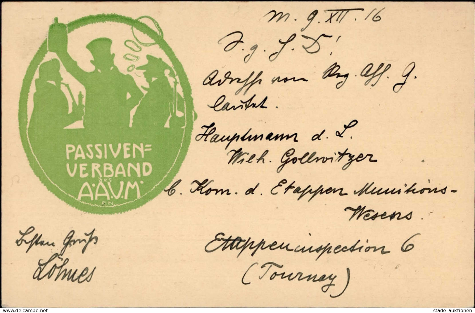 BAYERN-GSK - PP 38 B 8/01 STUDENTIKA PASSIVEN-VERBAND A.A.V.M. (MÜNCHEN) I - Other & Unclassified
