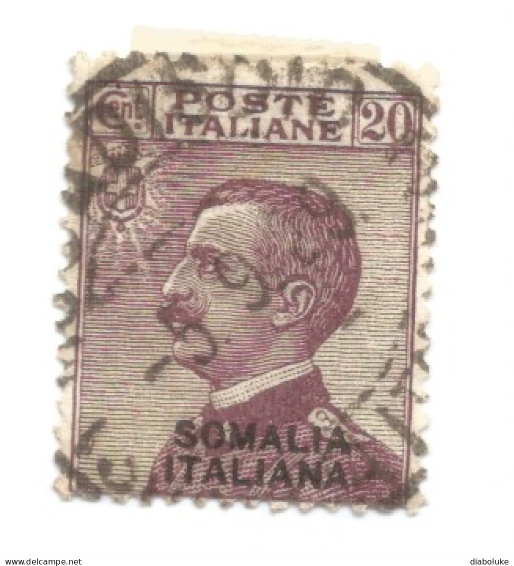 (COLONIE E POSSEDIMENTI) 1926-1930, SOMALIA, SOPRASTAMPATI, 20c - 1 Francobollo Usato (CAT. SASSONE N.95) - Somalie