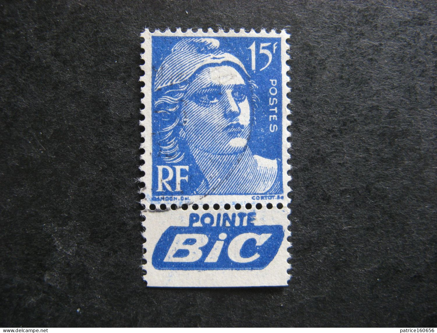 TB N° 886a, Oblitéré. Avec PUB Inférieure " BIC ". - Used Stamps