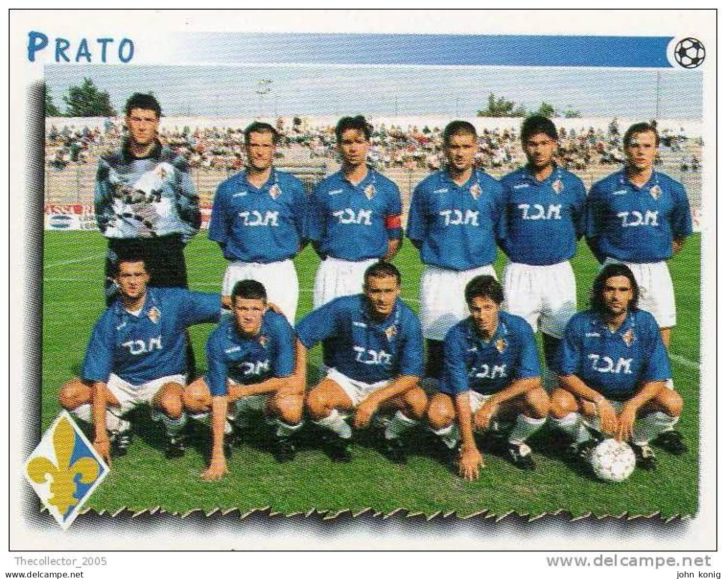 CALCIATORI - Calcio - Figurine Panini-calciatori 1997-98-n. #622 PRATO - Italienische Ausgabe