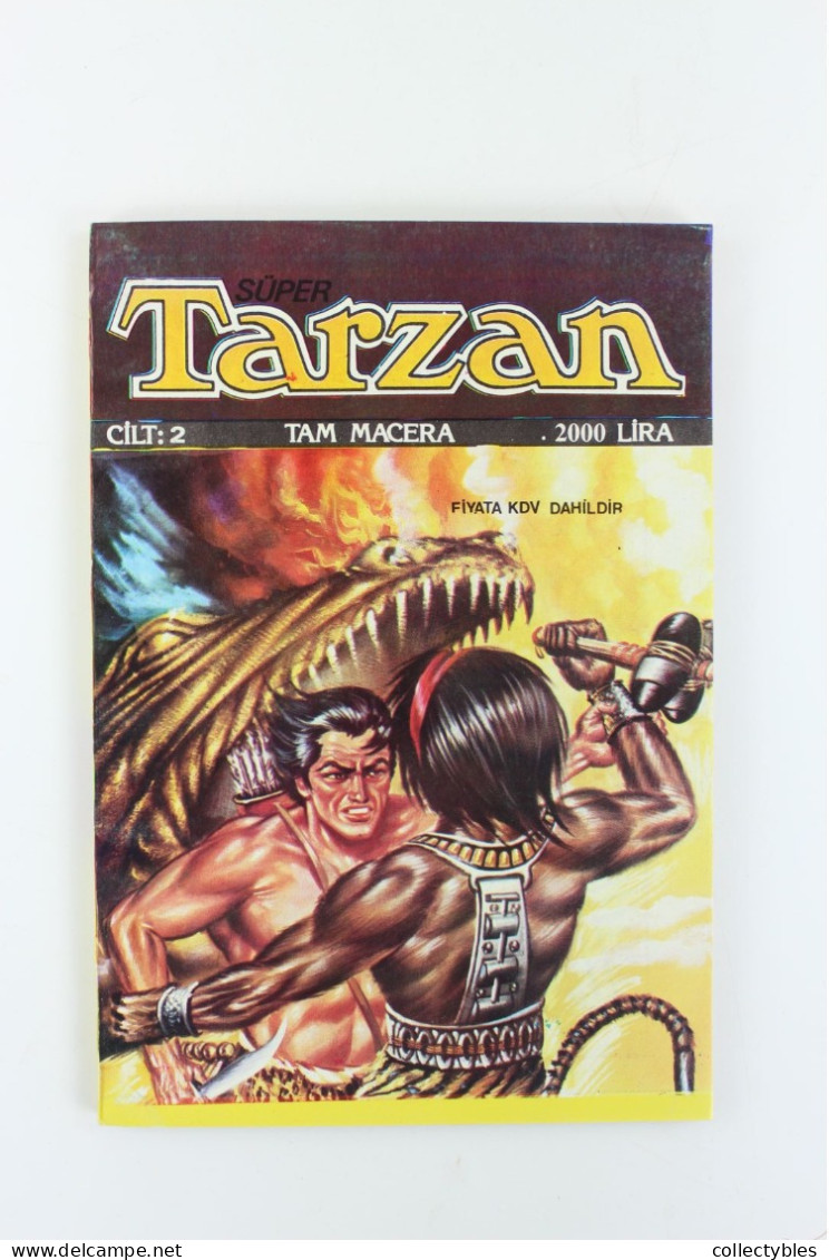 TARZAN Turkish Comic Book 1990s COMPLETE SET 1-20 Edgar Rice Burroughs RARE Free Shipping