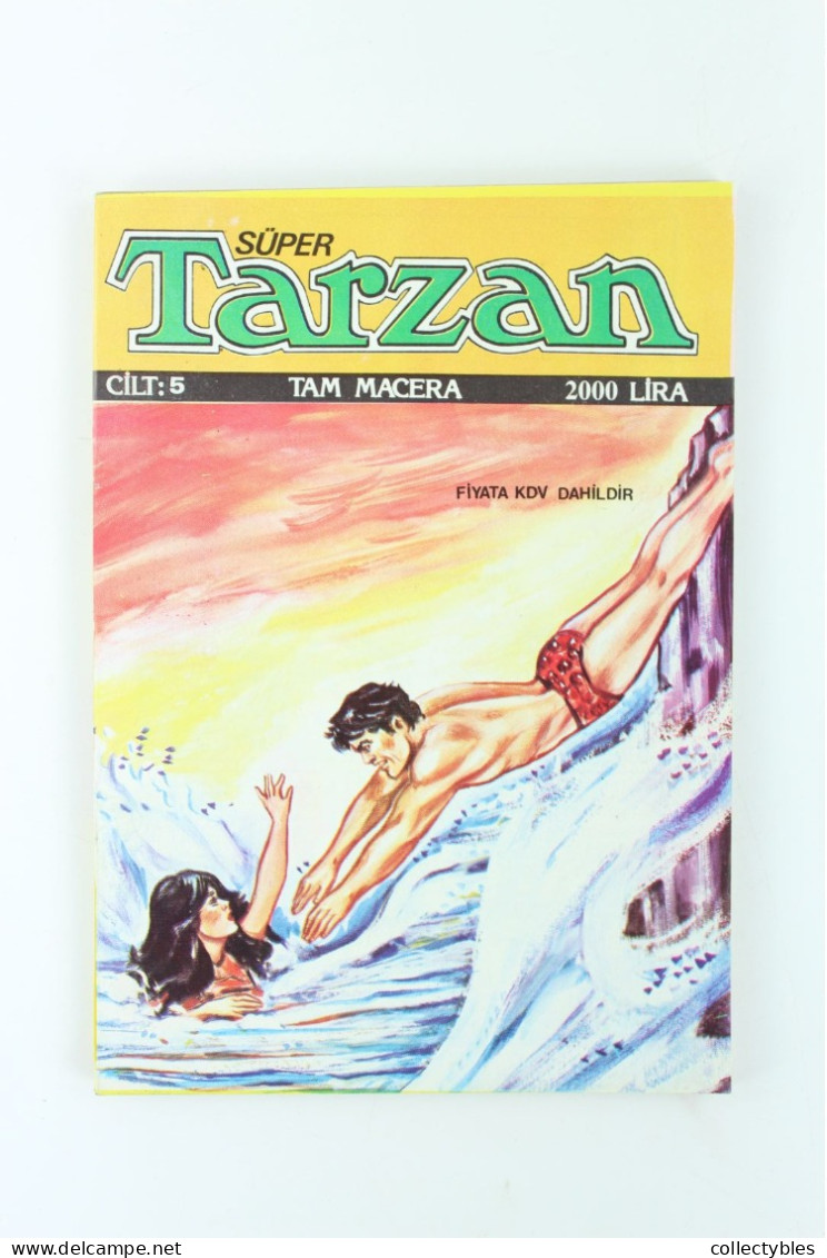 TARZAN Turkish Comic Book 1990s COMPLETE SET 1-20 Edgar Rice Burroughs RARE Free Shipping