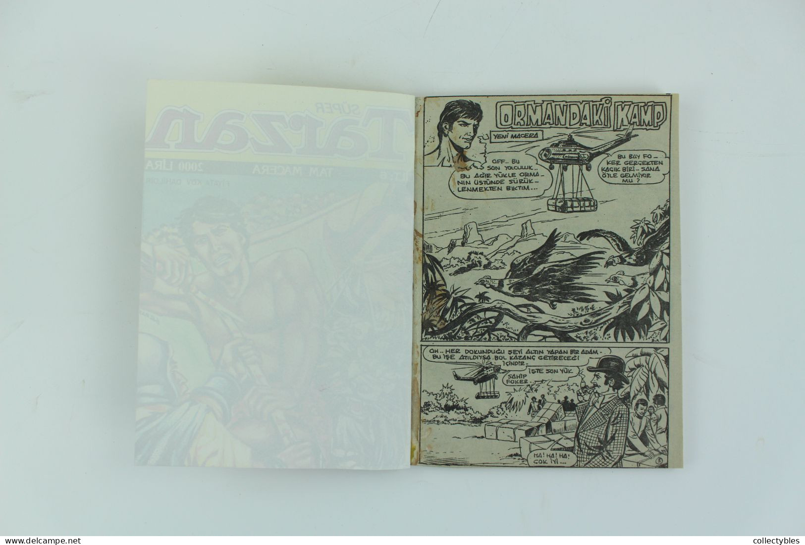 TARZAN Turkish Comic Book 1990s COMPLETE SET 1-20 Edgar Rice Burroughs RARE Free Shipping