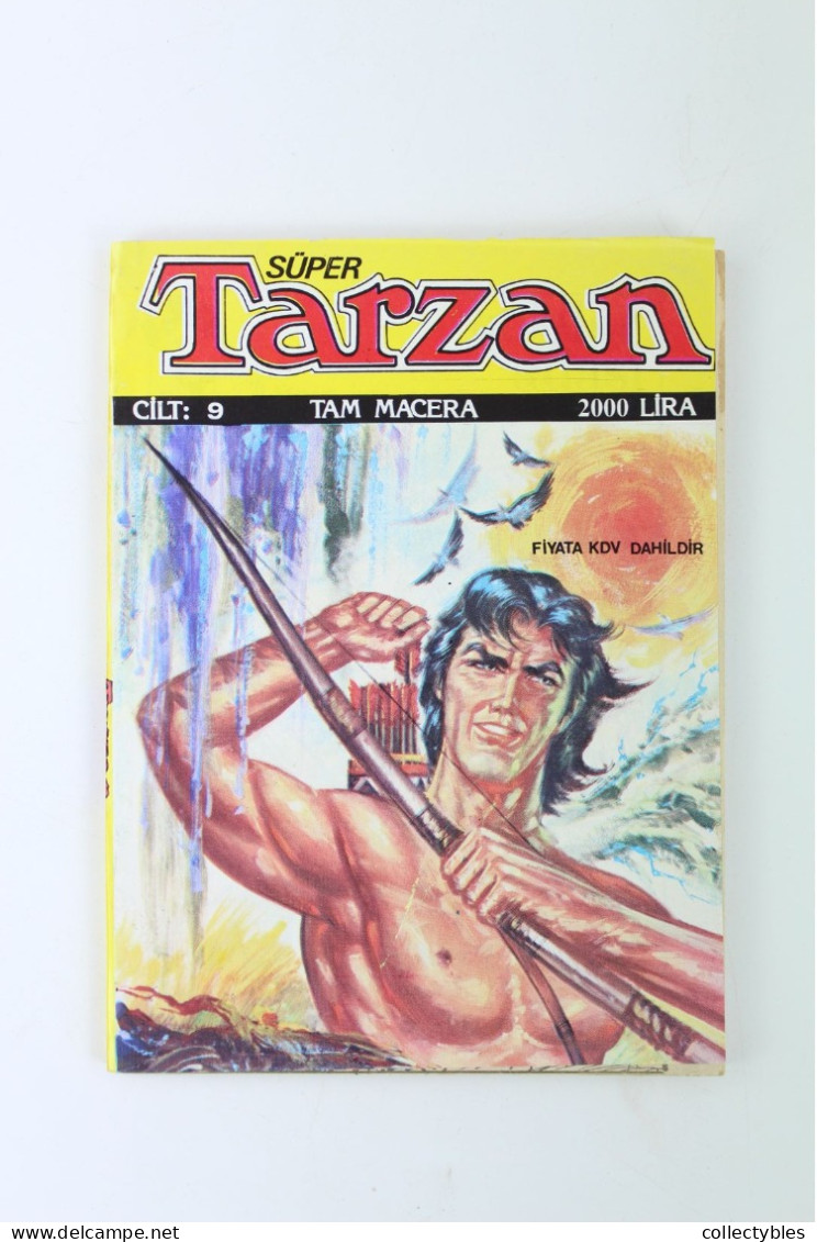 TARZAN Turkish Comic Book 1990s COMPLETE SET 1-20 Edgar Rice Burroughs RARE Free Shipping