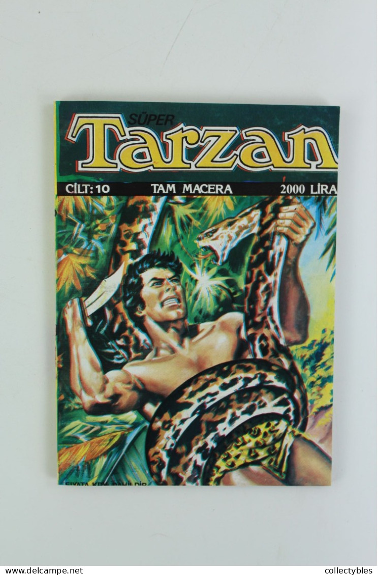 TARZAN Turkish Comic Book 1990s COMPLETE SET 1-20 Edgar Rice Burroughs RARE Free Shipping