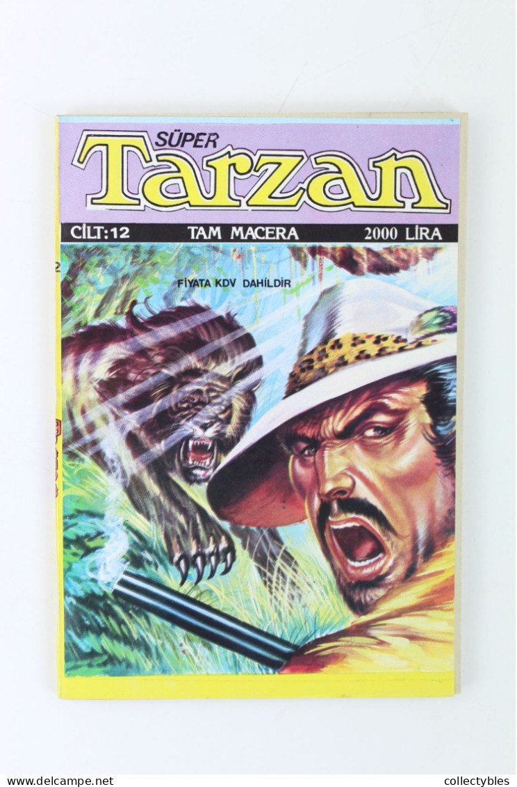 TARZAN Turkish Comic Book 1990s COMPLETE SET 1-20 Edgar Rice Burroughs RARE Free Shipping