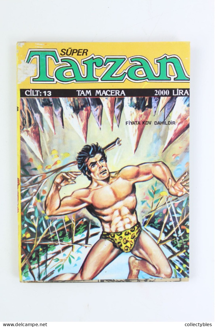 TARZAN Turkish Comic Book 1990s COMPLETE SET 1-20 Edgar Rice Burroughs RARE Free Shipping