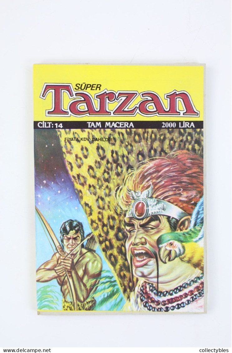 TARZAN Turkish Comic Book 1990s COMPLETE SET 1-20 Edgar Rice Burroughs RARE Free Shipping