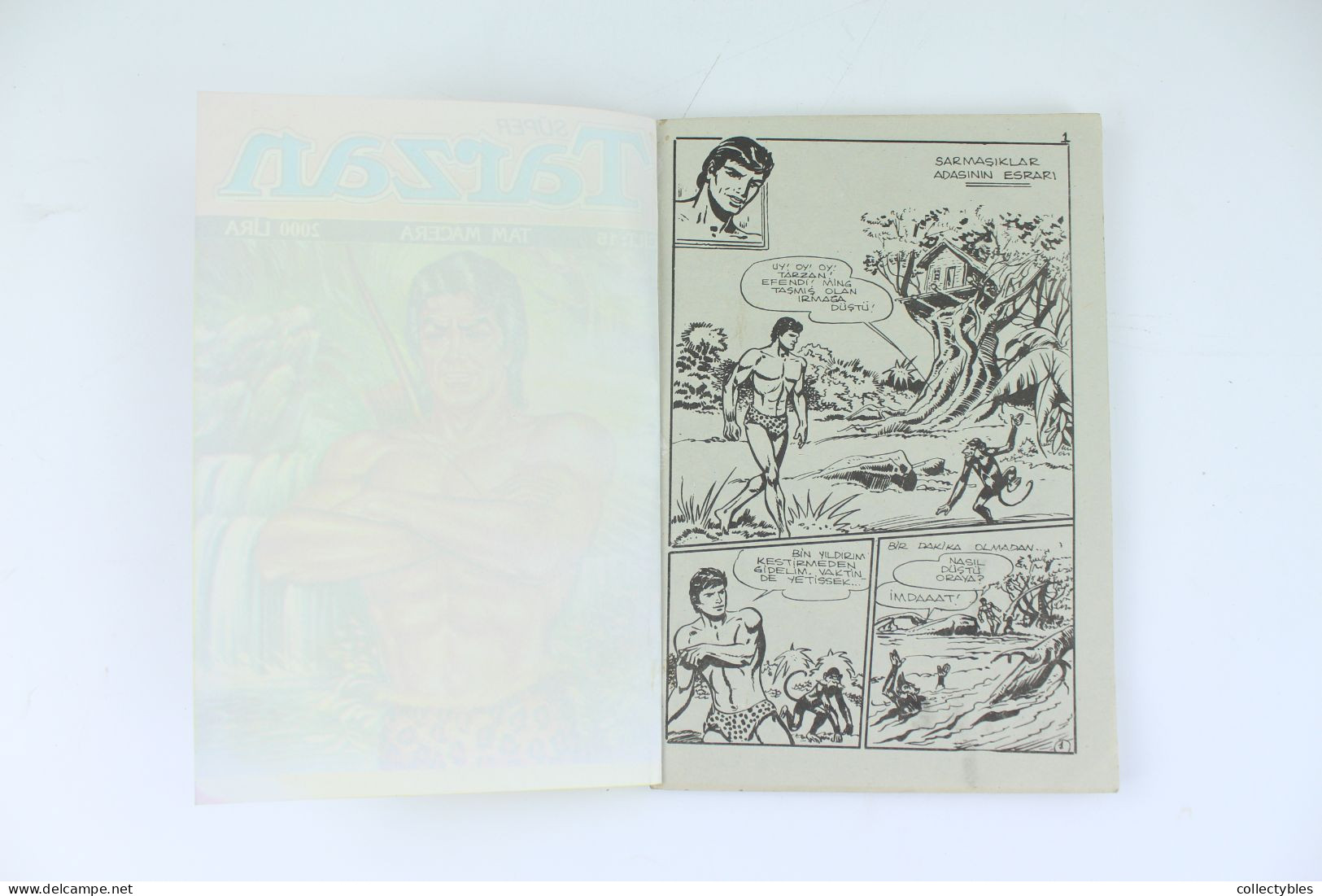 TARZAN Turkish Comic Book 1990s COMPLETE SET 1-20 Edgar Rice Burroughs RARE Free Shipping