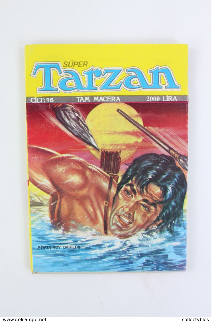 TARZAN Turkish Comic Book 1990s COMPLETE SET 1-20 Edgar Rice Burroughs RARE Free Shipping