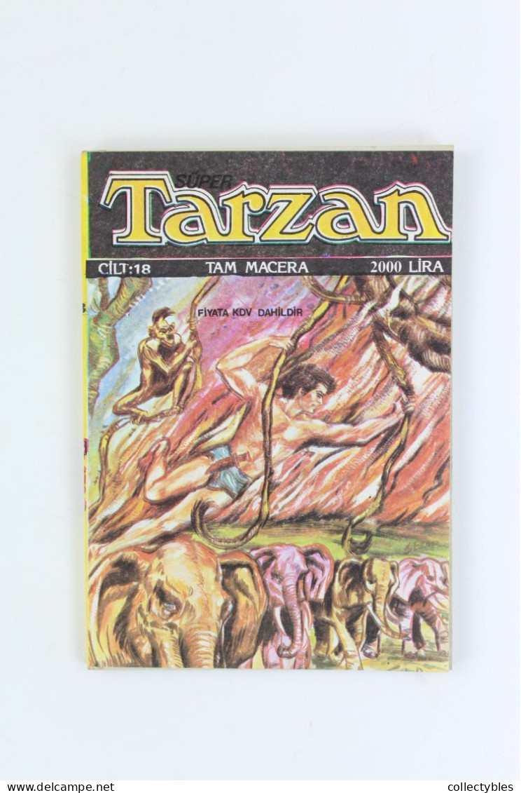 TARZAN Turkish Comic Book 1990s COMPLETE SET 1-20 Edgar Rice Burroughs RARE Free Shipping