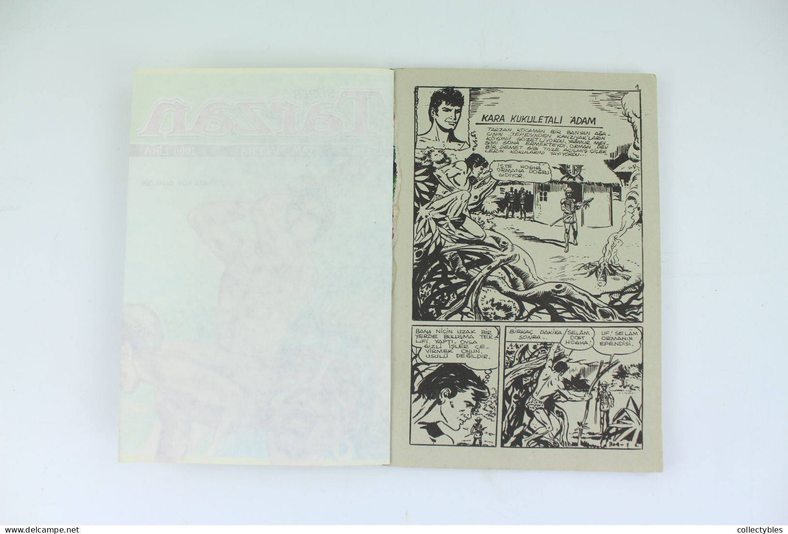 TARZAN Turkish Comic Book 1990s COMPLETE SET 1-20 Edgar Rice Burroughs RARE Free Shipping