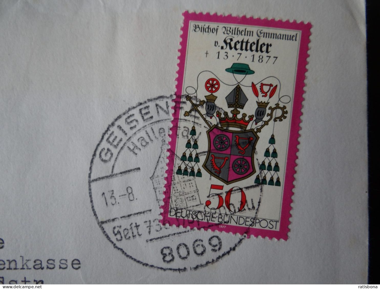 8069 Geisenfeld - Seit 736 Hopfenanbau - Sonderstempel Rund - Franking Machines (EMA)