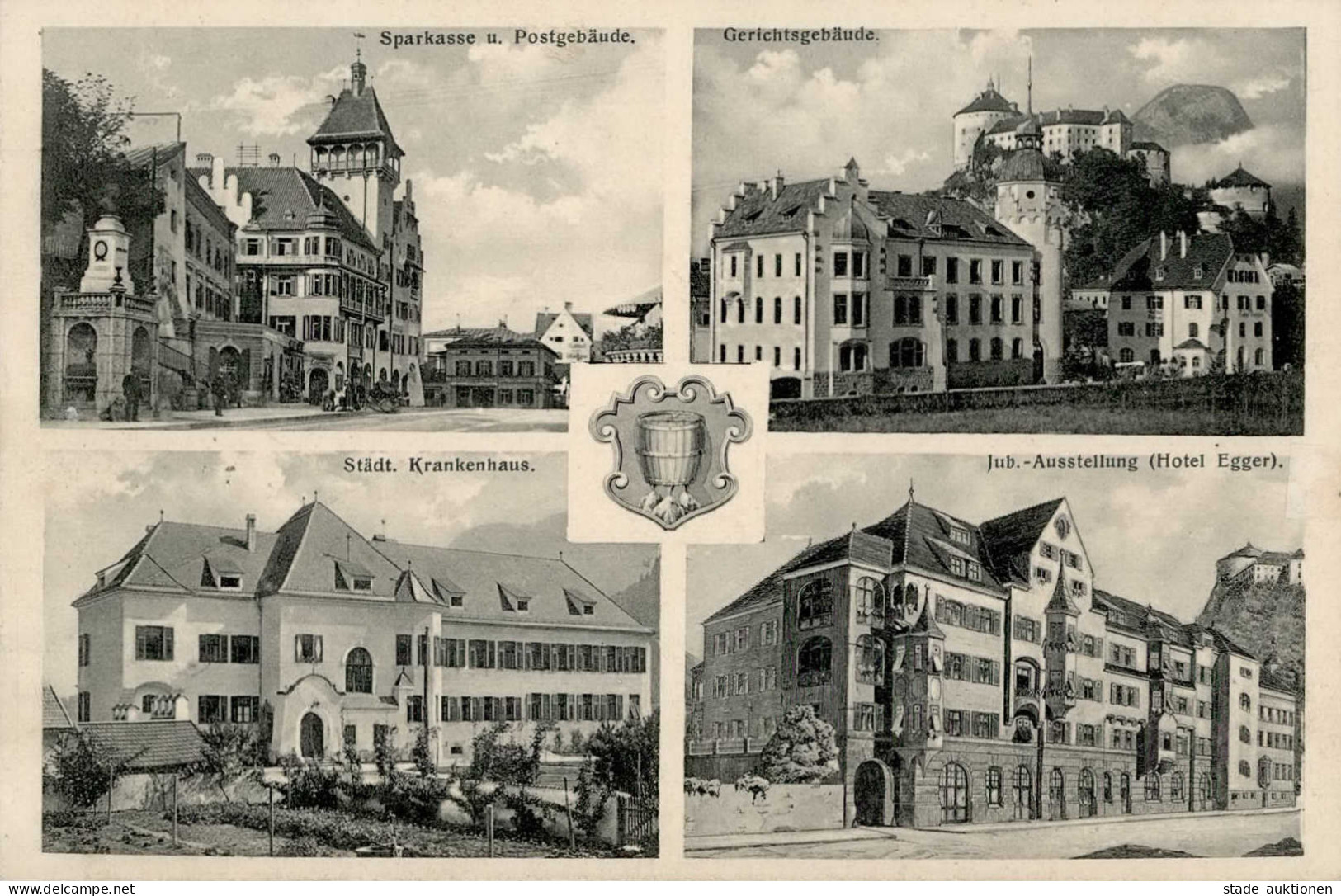 ÖSTERREICH - 5 H.-GSK JUBILÄUMS-AUSSTELLUNG KUFSTEIN 1908 (kleine Haftstelle) I-II - Sonstige - Europa