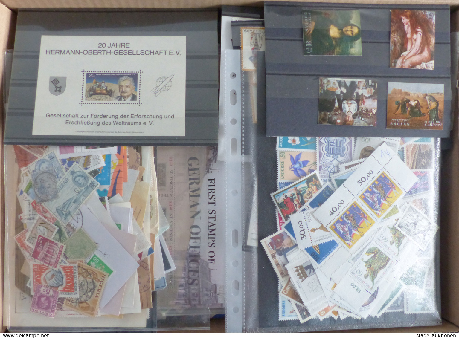 Alle Welt Briefmarken Von Alt Bis Neu, Lose Marken In Tütchen U. Umschlägen, Moderne BUND, DDR, Auch Kiloware, Zusätzlic - Collections (without Album)