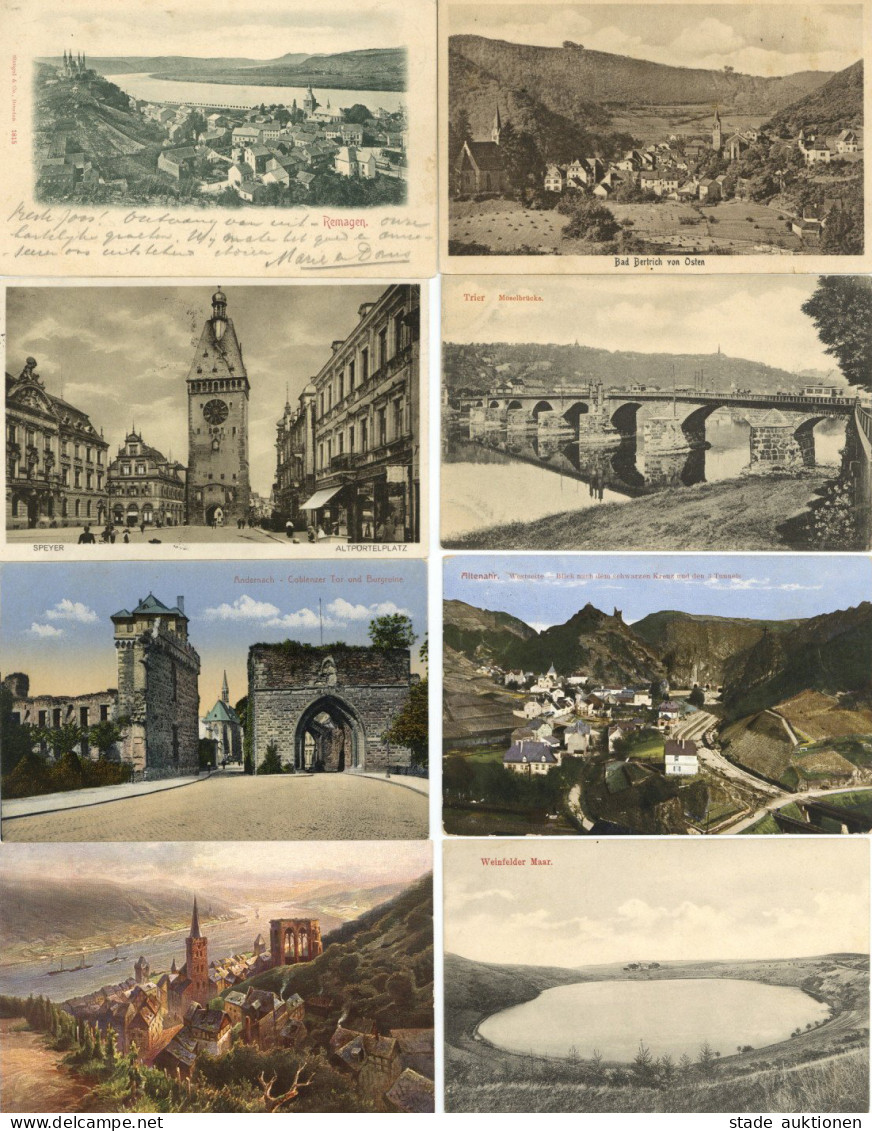 Rheinland-Pfalz Partie Von 300 Ansichtskarten Meist Vor 1945 I-II - 100 - 499 Postkaarten