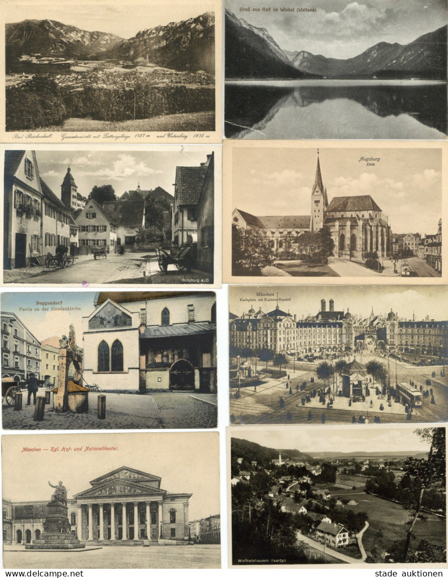 Deutschland  Bayern Partie Von Ca. 650 Ansichtskarten I-II - 100 - 499 Postcards