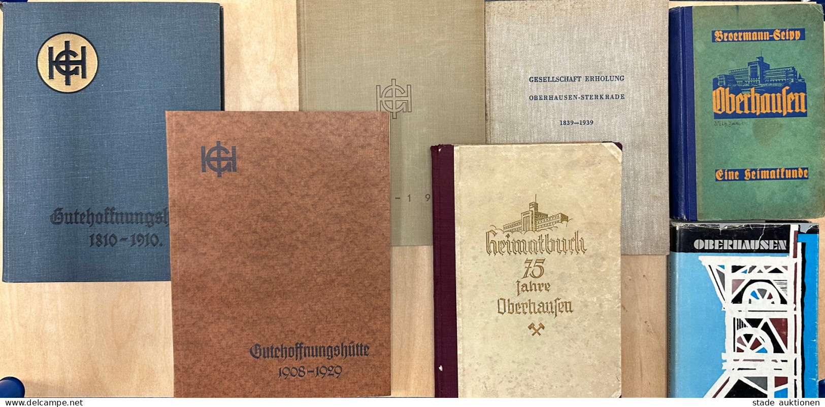 Bergbau Und ZECHEN Viel OBERHAUSEN Große Schachtel Mit Circa 20 Büchern Und Einigen Dokumenten - Miniere