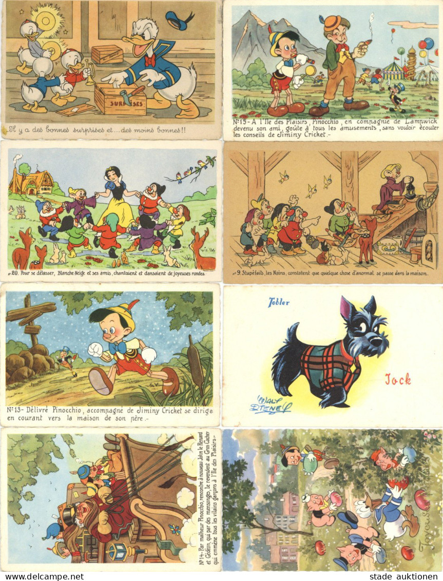 Walt Disney Lot Mit 60 Ansichtskarten - Other & Unclassified