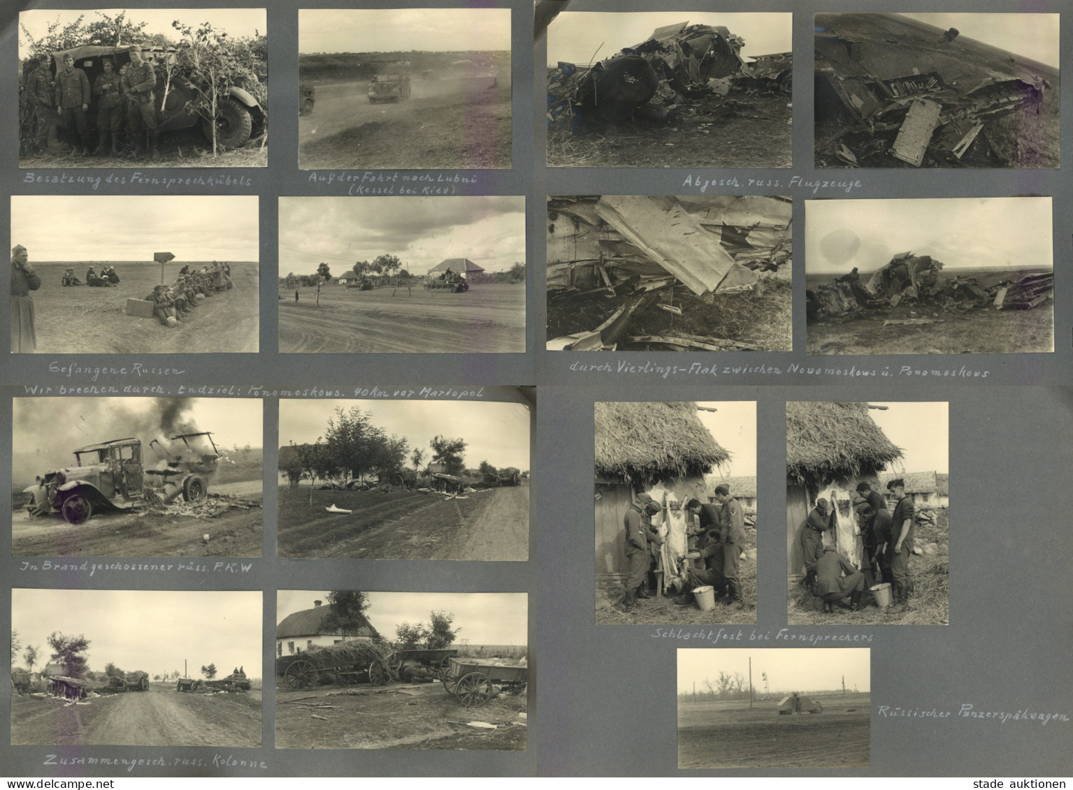 WK II Fotoalbum Ca. 150 Fotos Viele Panzer Und Technik II Réservoir - Oorlog 1939-45