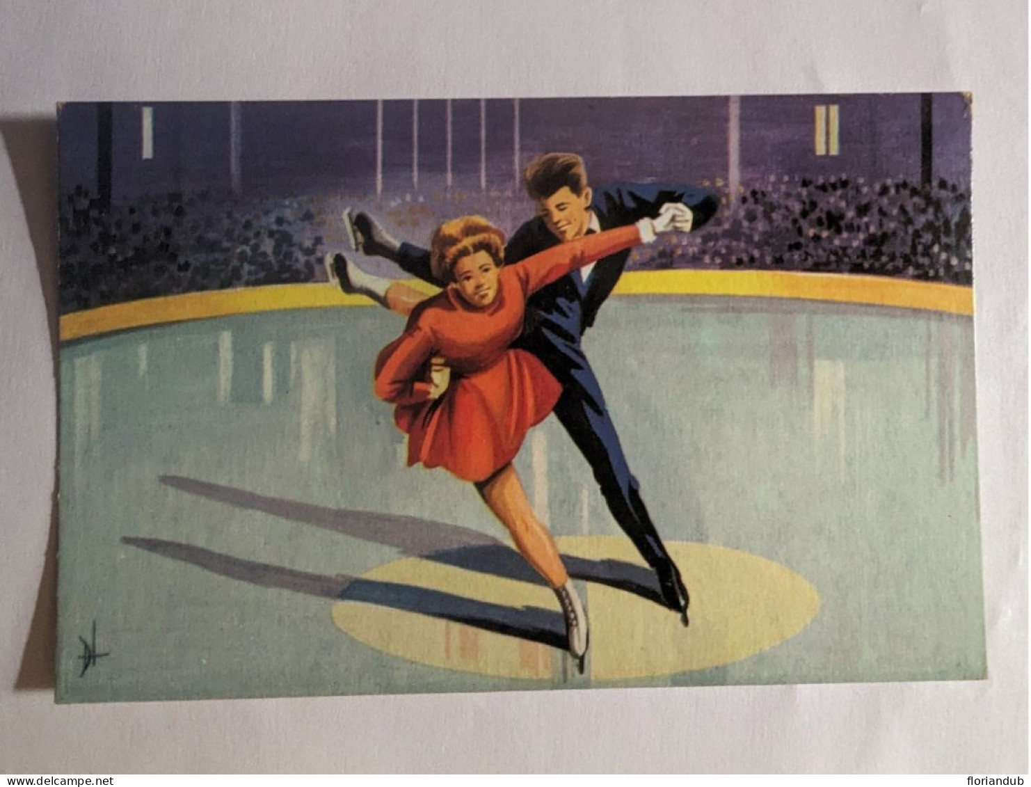 CPA - Patinage Artistique Olympic Flash Nº29 Offert Par Les Chewing-gum Tarzan - Pattinaggio Artistico