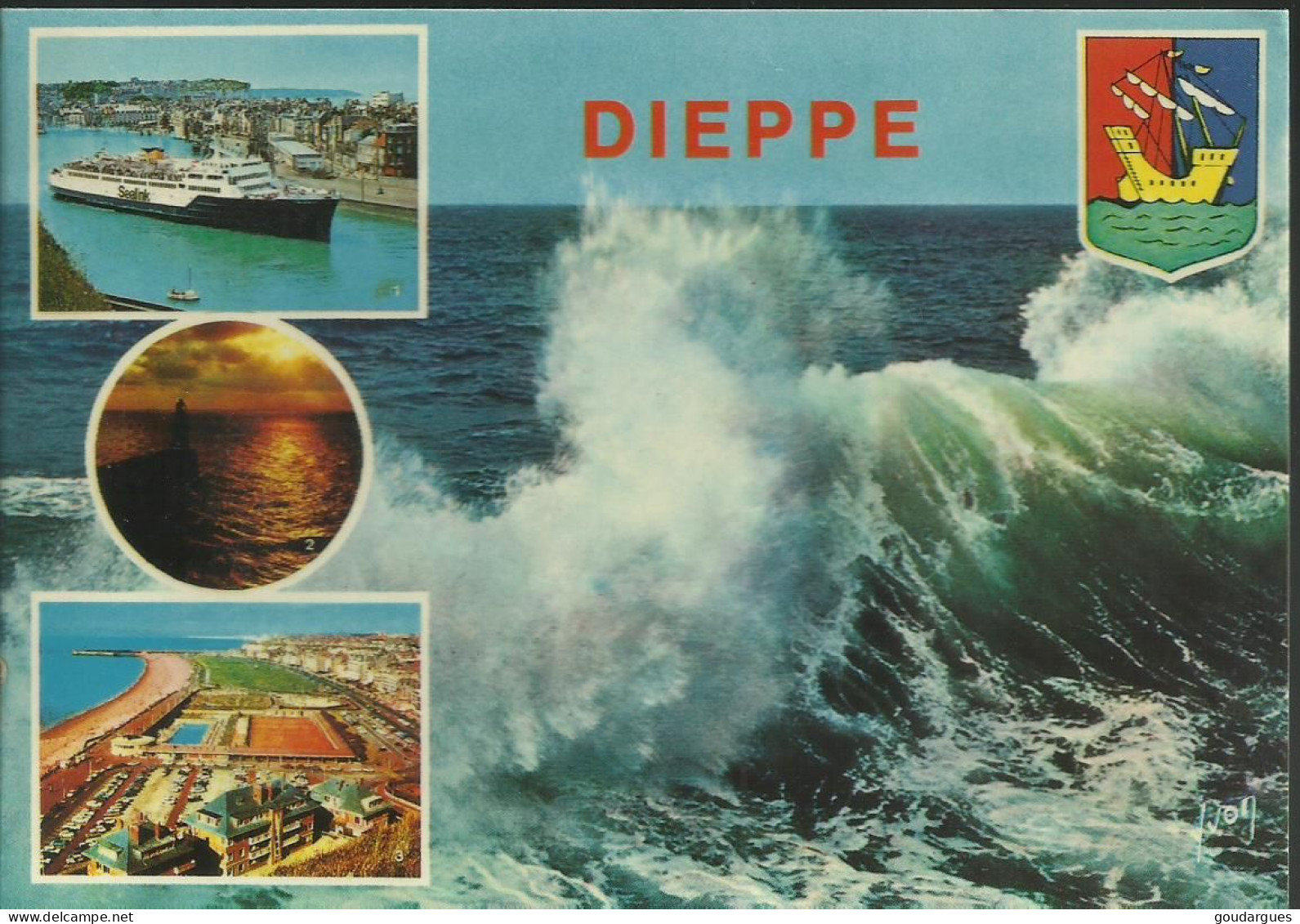 Souvenir De Dieppe - Multivues - Départ Du Courrier Dieppe-New-Haven..... - (P) - Dieppe