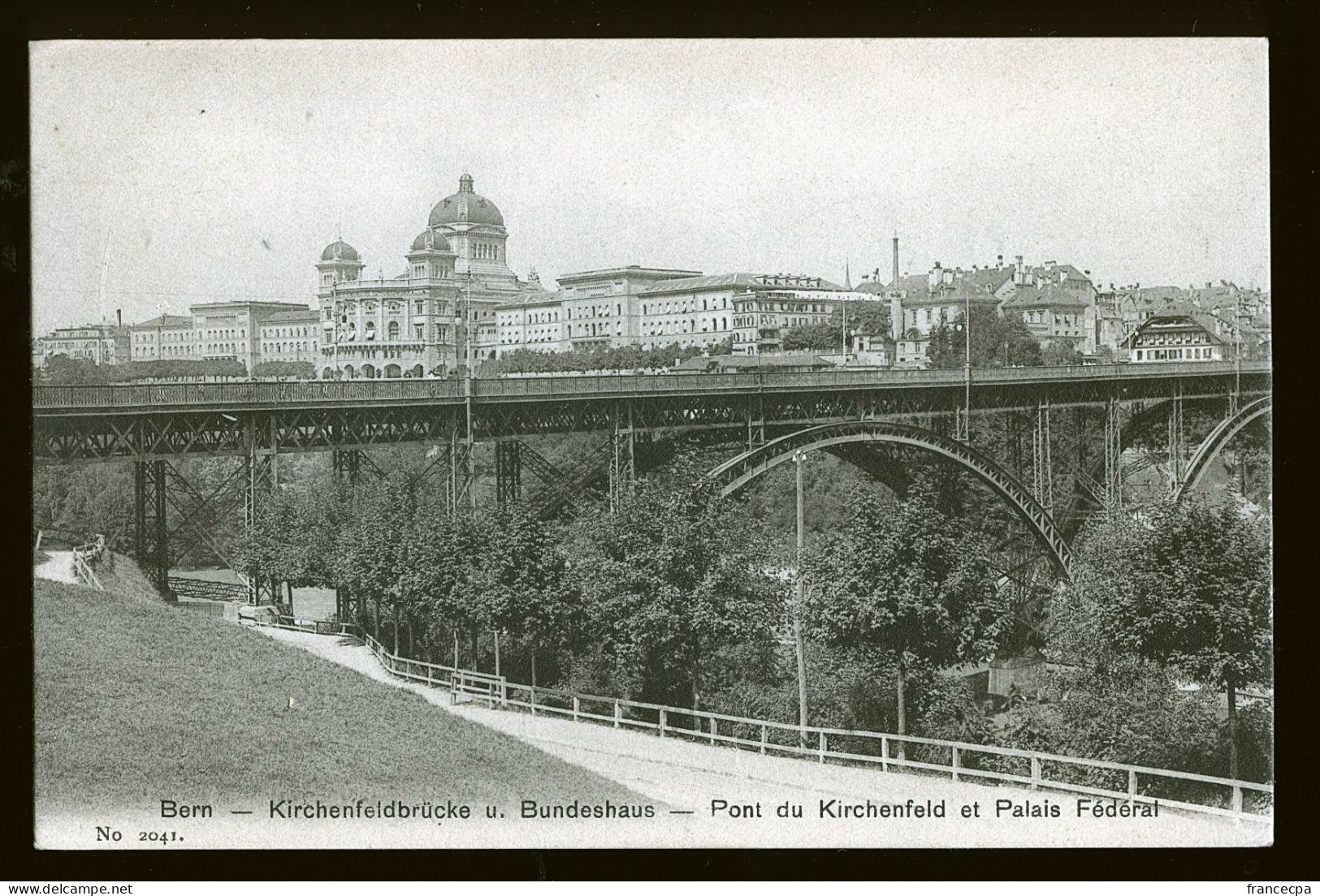 14482 - SUISSE -  BERN Kirchenfeldbrücke U. Bruneshaus - Berne