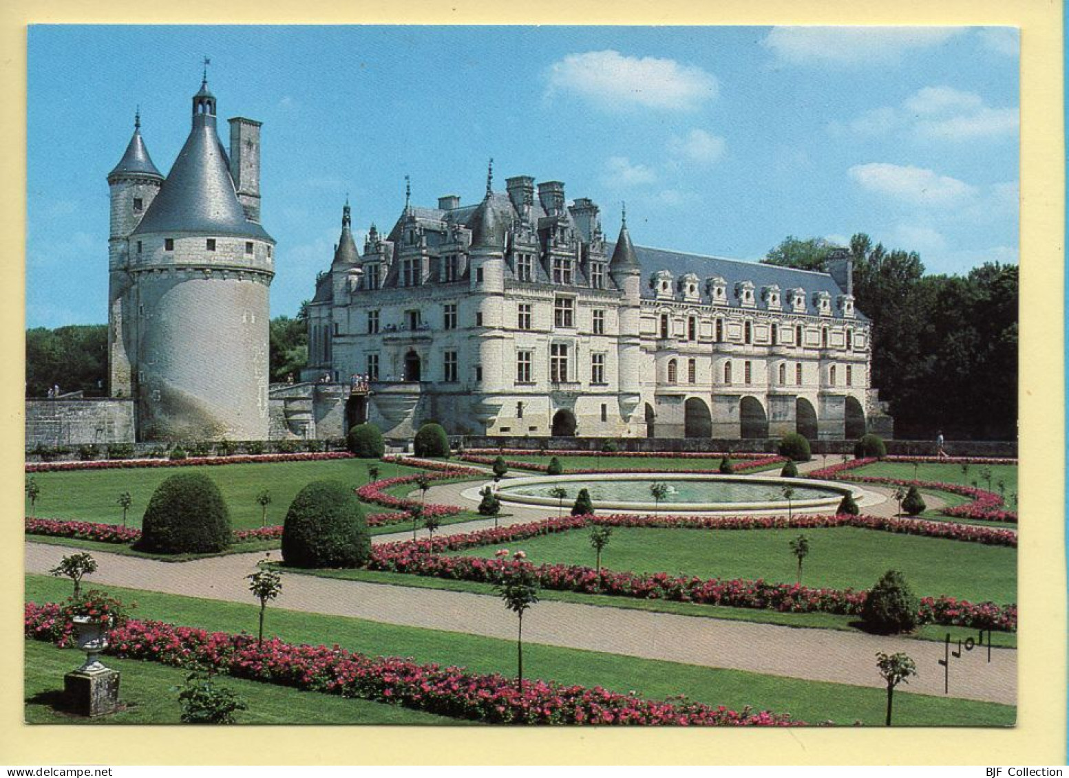 37. CHENONCEAUX – Le Château Et Le Jardin De Catherine De Médicis (voir Scan Recto/verso) - Chenonceaux