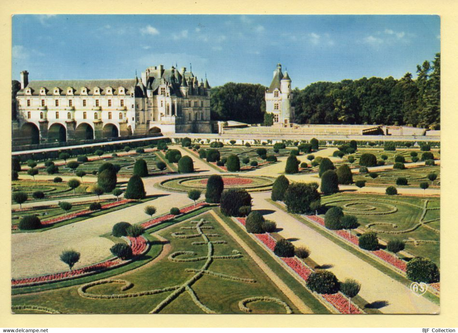 37. CHENONCEAUX – Les Jardins De Diane De Poitiers Et Le Château (voir Scan Recto/verso) - Chenonceaux